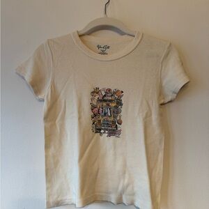 Brandy Melville Chill Since Graphic Tee - Cream